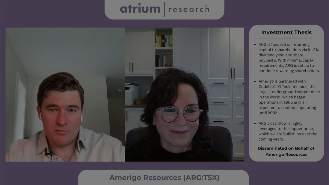 Amerigo Discusses 2025 Operational Results and 2026 Guidance.